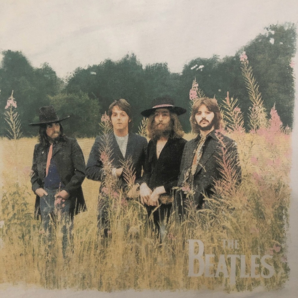 Womens crop top The Beatles T-shirt size Large - Picture 2 of 4